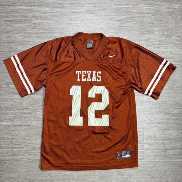 Nike Other - Vintage Nike Team University of Texas Longhorns Jersey Youth Medium #12 Orange